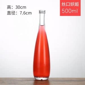 500ml glass liquor bottle