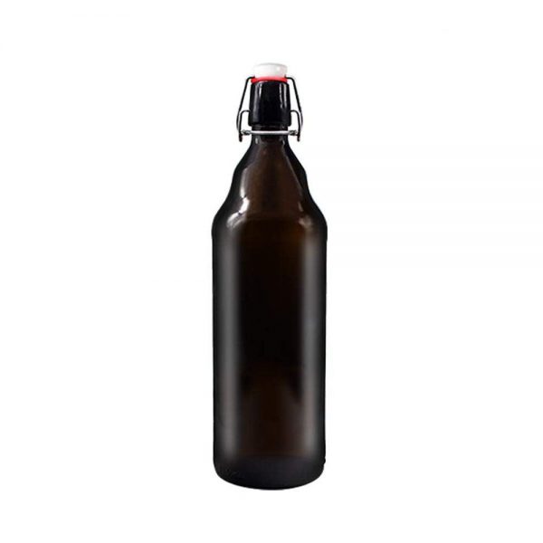 1000ml Amber Glass Beer Bottle With Swing Top