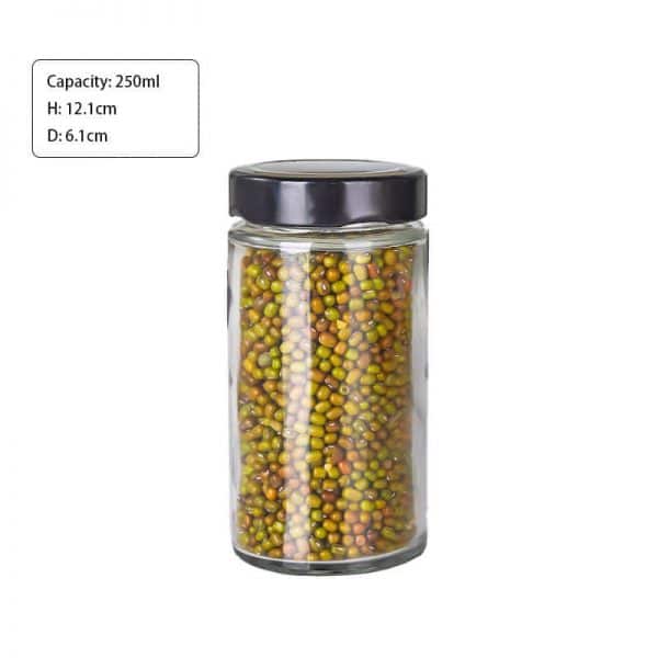 250ml 58Series Round Glass Jar