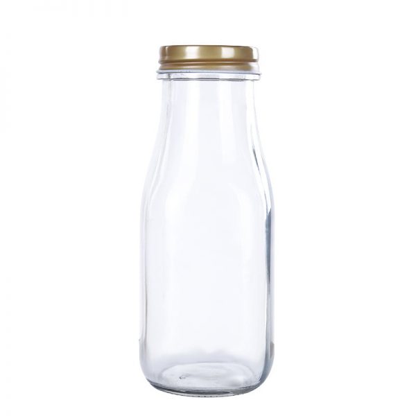 Starbucks Style Glass Milk Bottle