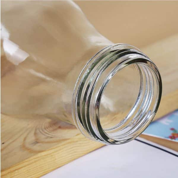 280ml glass milk bottle mouth