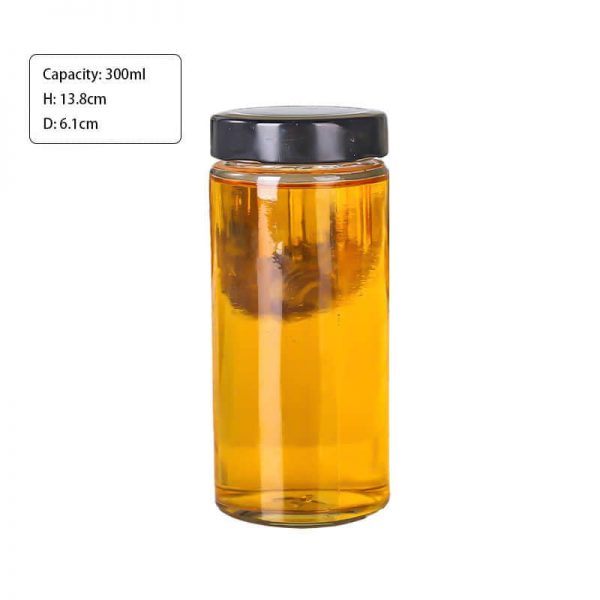 300ml 58Series Round Glass Jar