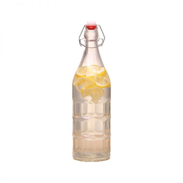 1000ml Textured Round Swing Top Bottles