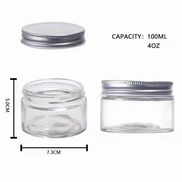 73 Series Straight Glass Jam Jar
