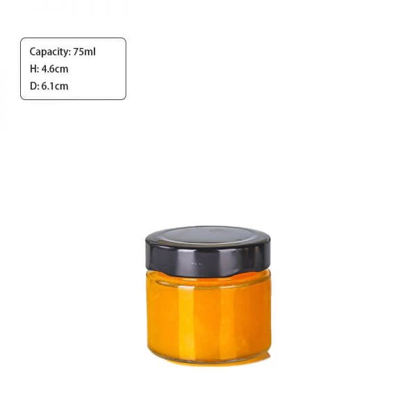 75ml 58Series Round Glass Jar