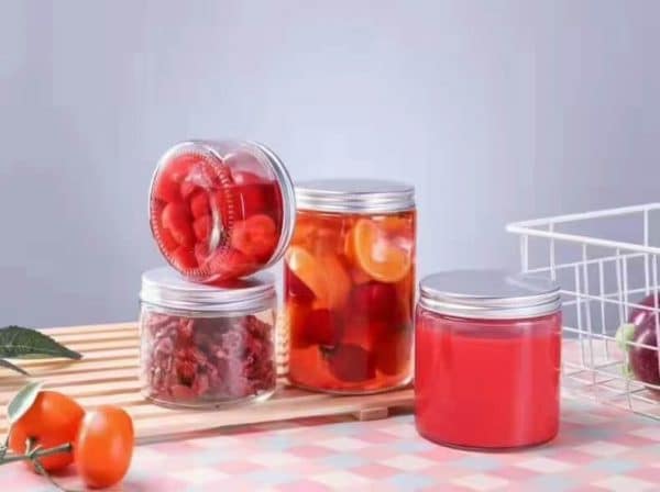 93 Series Straight Glass Jam Jar