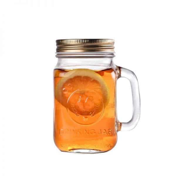 Classic Mason Jar With Handle