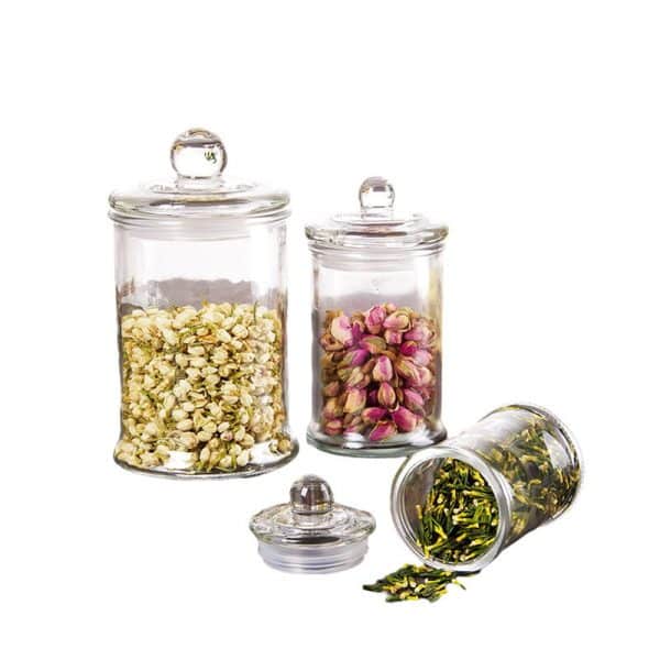 Containers For Candy With Glass Lid-2