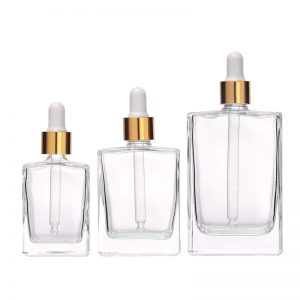 Flat Glass Dropper Bottle