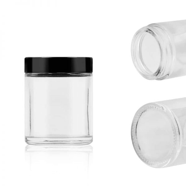 Glass Jam Jar With Plastic Lid