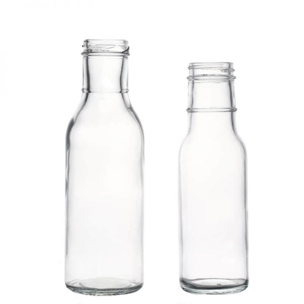 Glass Sauce Bottles With Ring Neck