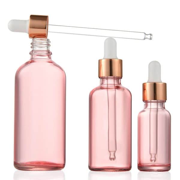 Pink Dropper Bottles