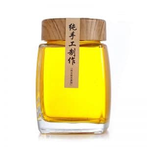 Premium Square Glass Honey Jar