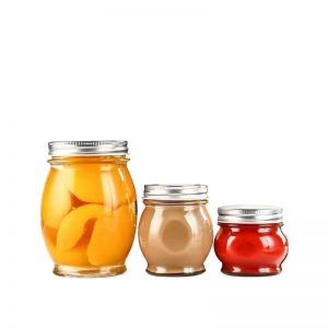 Unique Round Glass Jam Jars