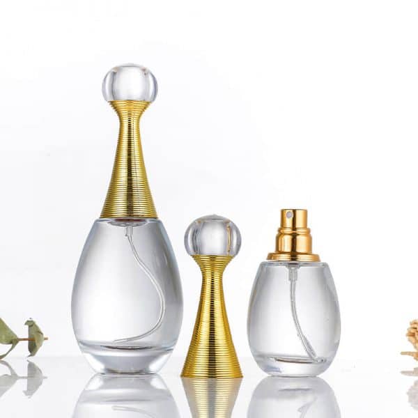 Water Drop Shape Perfume Glass Bottle