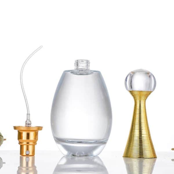 Water Drop Shape Perfume Glass Bottle