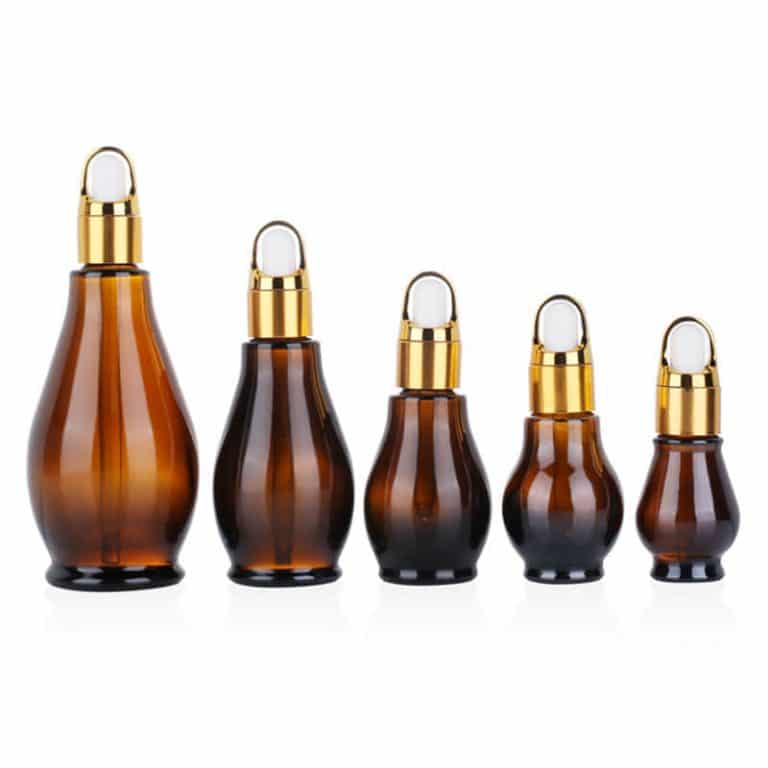 Water Drops Shape Glass Dropper Bottle SGSBOTTLE