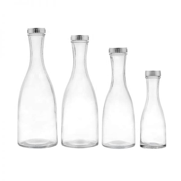 cold pressed juice beverage glass bottle