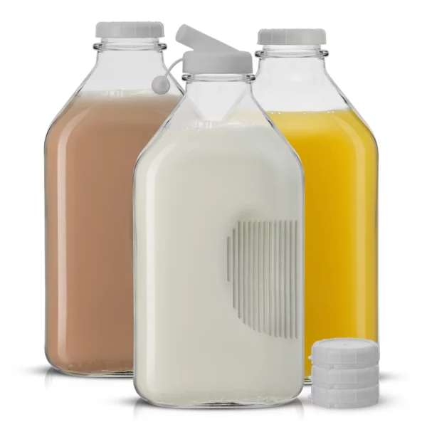 half gallon glass milk bottles wholesale