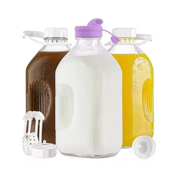 half gallon glass milk bottles wholesale