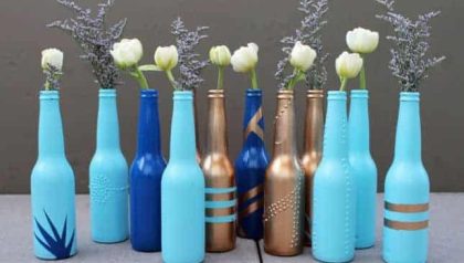 glass bottle Spray Coating